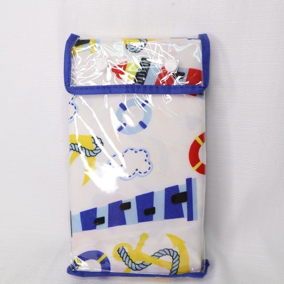 Toddler Fine Linen Kids pillowcase 2 envelope style lighthouse new - Picture 4 of 5